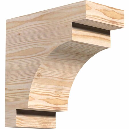 Ekena Millwork Mediterranean Rough Sawn Rafter Tail, Douglas Fir, 6"W x 12"H x 12"L RFT06X12X12MED00RDF